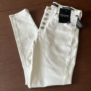 Banana Republic High Rise Button Fly Jeans NWT